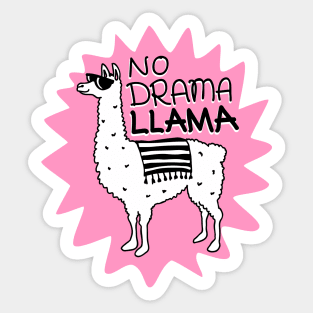 No drama llama Sticker